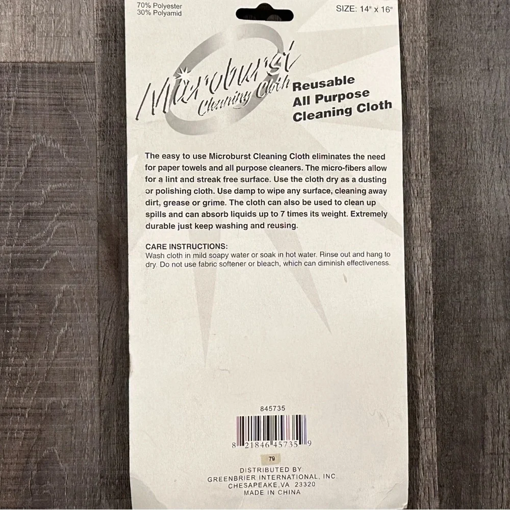 💞 New Microburst All Purpose Microfiber Cleaning Cloth